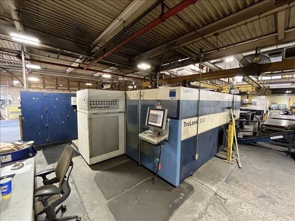 Trumpf TruLaser 3030 Twin Pallet CNC Laser Siemens CNC Control