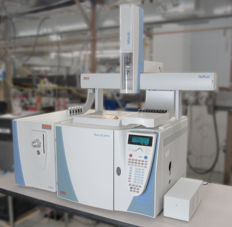 Thermo Electron Trace GC Ultra with Trace DSQ II MS with PC and Software GC