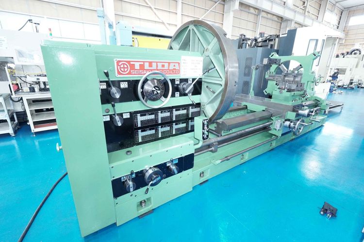 Tsudakoma Engine Lathe 590rpm Tsuda Seisakusho JUMBO1250×3000