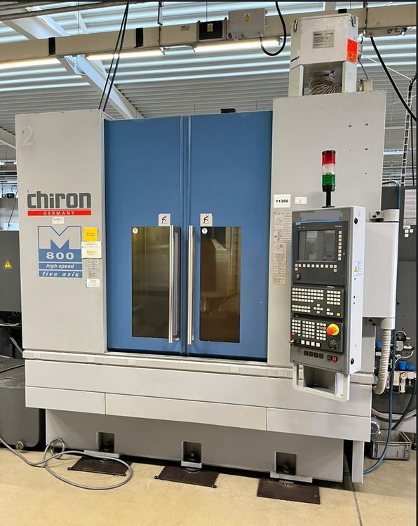 Chiron Mill 800 5-point lathe center 5 Axis