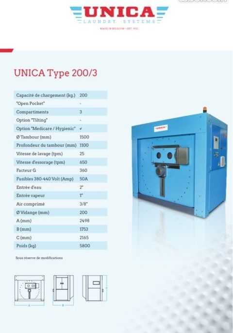 Unica Washer extractor