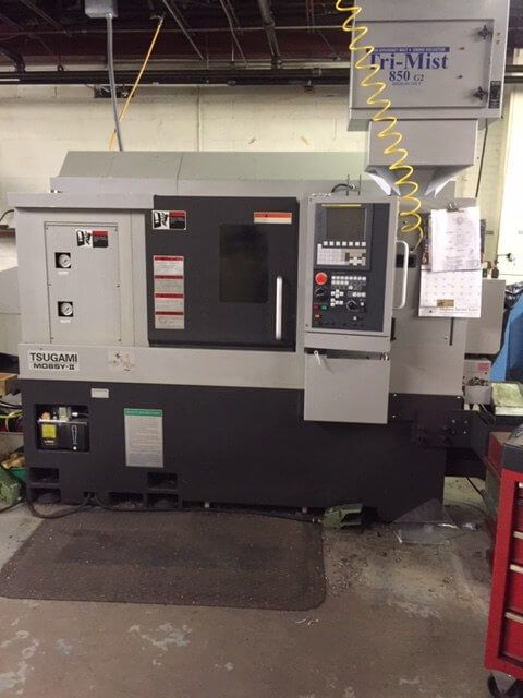 Tsugami CNC Controls 4500 rpm M08SY 5 Axis