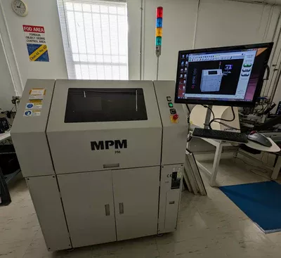 ITW MPM 100 Screen Printer