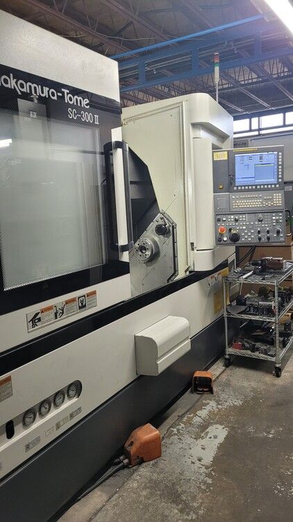 Nakamura Tome CONTROL CNC (Fanuc 0i-TF) 3,500 RPM SC-300-II (MS) 5 Axis