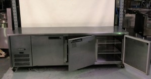 Williams 2x1 GN 3 Door Bench Fridge