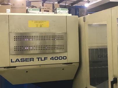 Trumpf L3030 4000 Watt Laser Cutting System Siemens CNC Control 840D