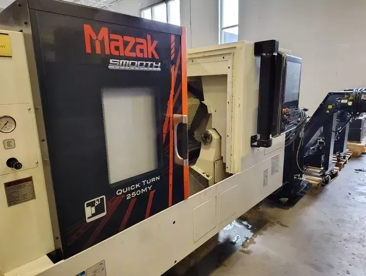 Mazak control CNC (MAZATROL SMOOTH G) 4,000 RPM QT 250MY/SMOOTH G 4 Axis