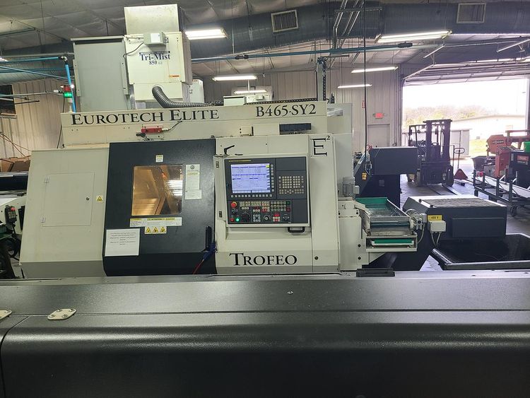 Eurotech Fanuc 31iB CNC control 4000 RPM B465-SY2 TROFEO 2 Axis