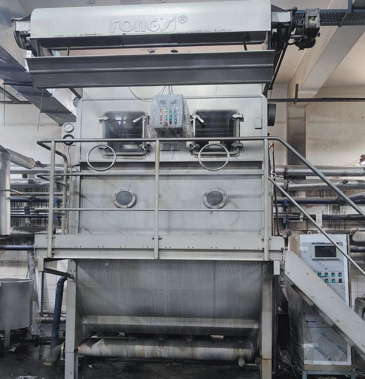 4 Fong's Soft Flow Fabric Dyeing Machines, ECO 38-2T, HSJ-4T-T28, ECO 6-3T, 500, 750, 1120 KGS