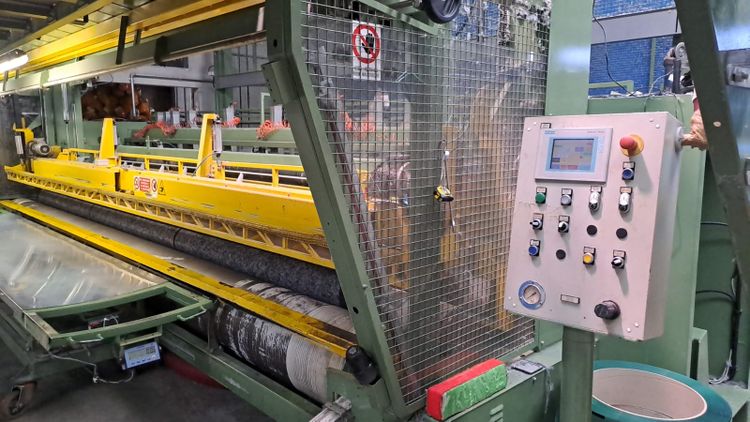 Ramina cutting and winding unit