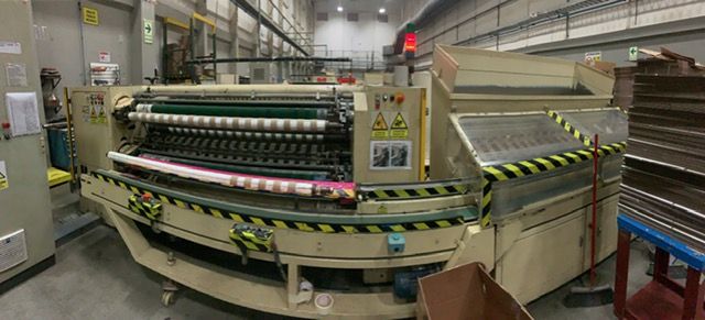 1600 mm slitter rewinder & packaging for: masking and packaging tapes
