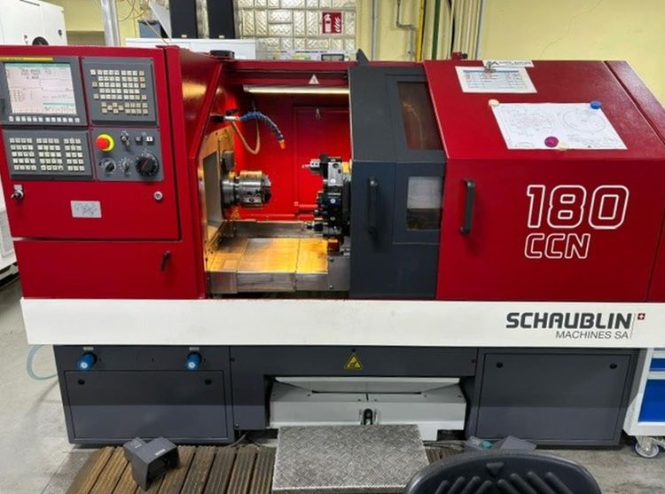 Schaublin FANUC Series Oi-TD 4000 rpm 180 CCN R-TM 3 Axis