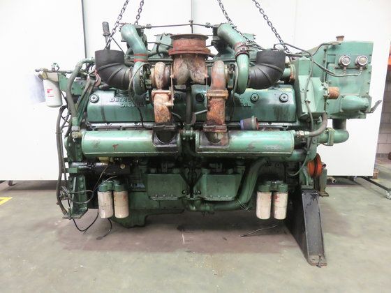 Detroit 12V-149TI Diesel Marine Engine