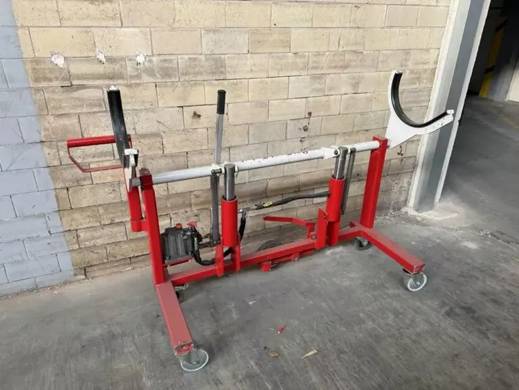 2 Kohl warp beam truck for empty warp beams