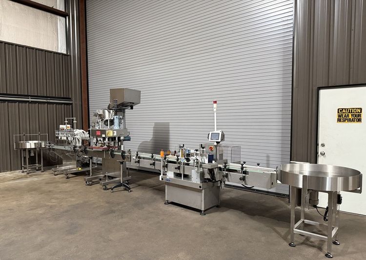 Kaps-All 12 Valve Liquid Bottle Filling Line