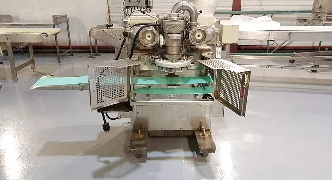 Rheon KN 400 Encrusting Machine