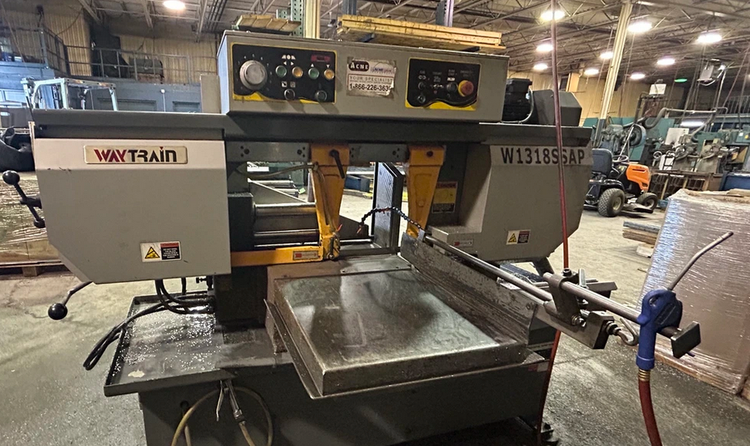 Way Train W1318SSAV Band Saw SemiAutomatic
