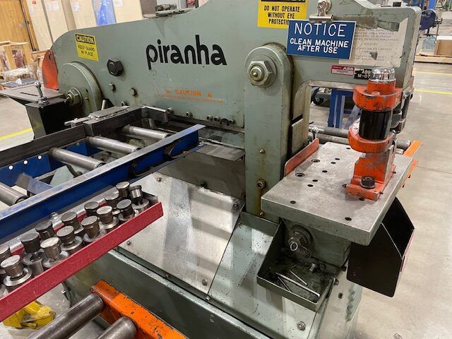 Piranha P-50 Ironworker 50 Ton Hydraulic Ironworker