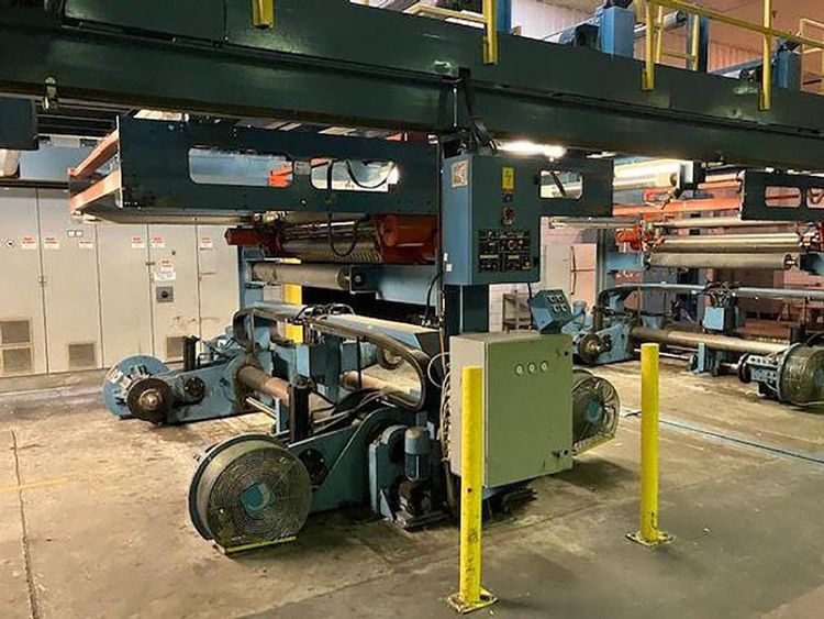 Jagenberg 65” wide x 60” Shaftless unwinds