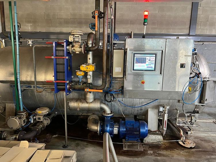 FMC 4 basket static retort