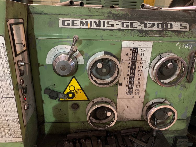 Geminis pararel lathe  ge 1200