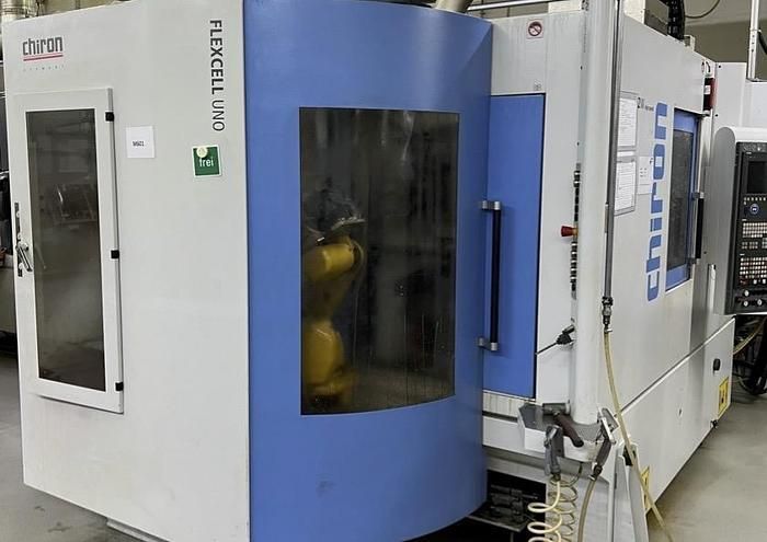 Chiron DZ 12 WCNC machining center double spindle with robot 3 Axis