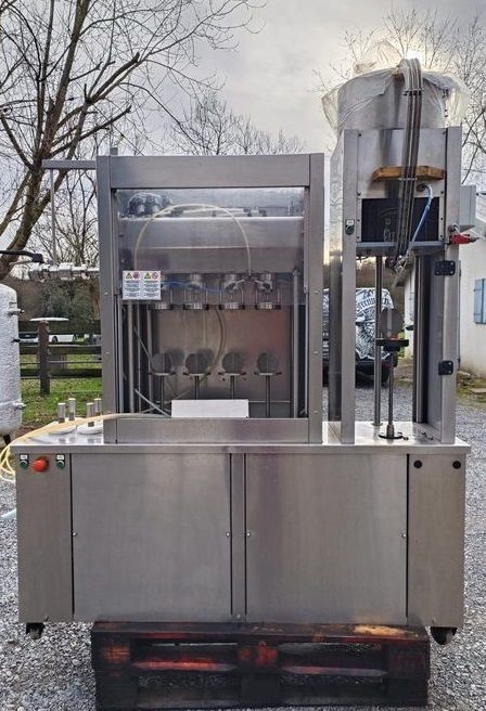 Rizzolio 4-4-1SAV4-RLV4ISORLC1 Semi automatic isobarometric bottler triblock