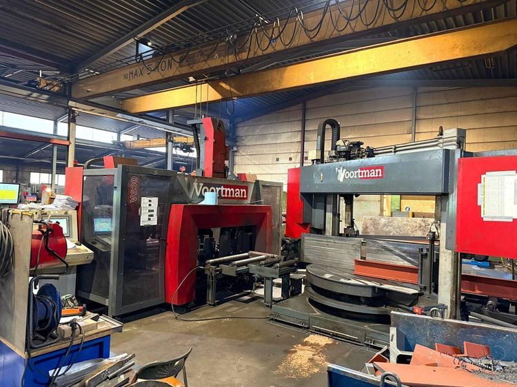 Voortman 1250 x 500 mm drill saw line 2000 rpm