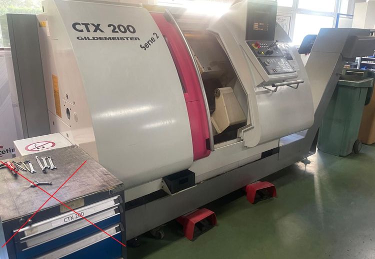 Gildemeister Heidenhain CNC Pilot control 5000	rpm CTX 200S2 2 Axis