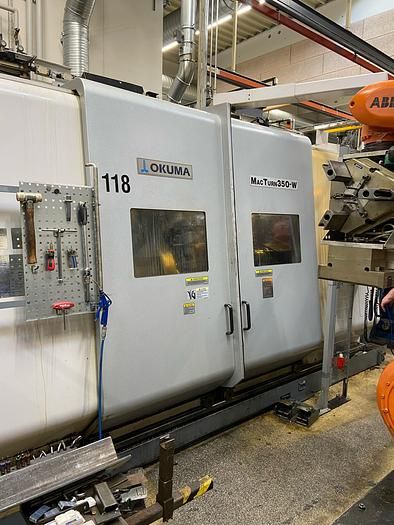 Okuma Control OSP-E100L 6,000 rpm MACTURN 350-2SW-1500 3 Axis
