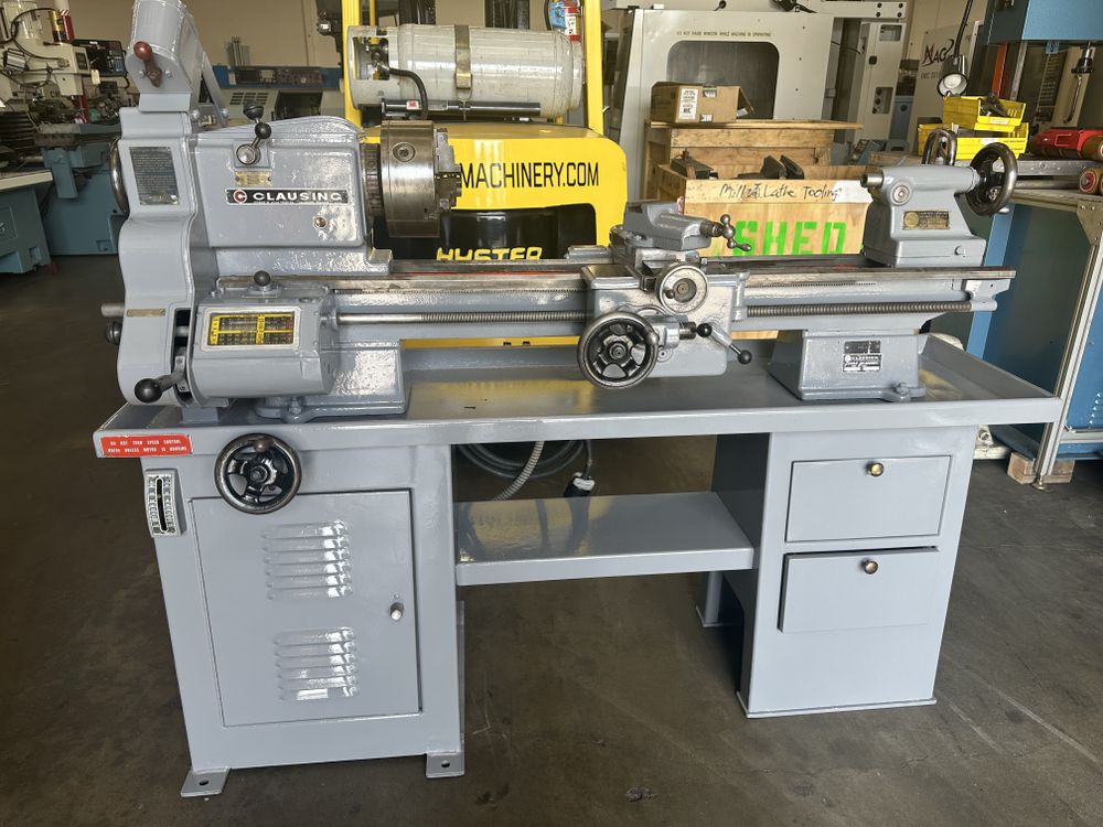 Clausing Bench Lathe 12" x 36" 1,300 RPM 6329