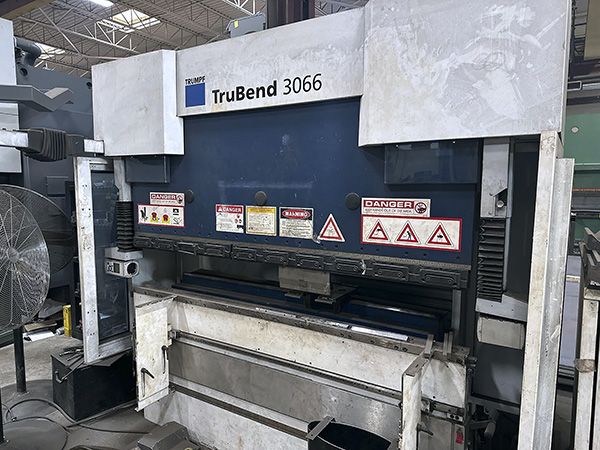 Trumpf TRUBEND 3066 Tonnage 66 tons (660 kN)