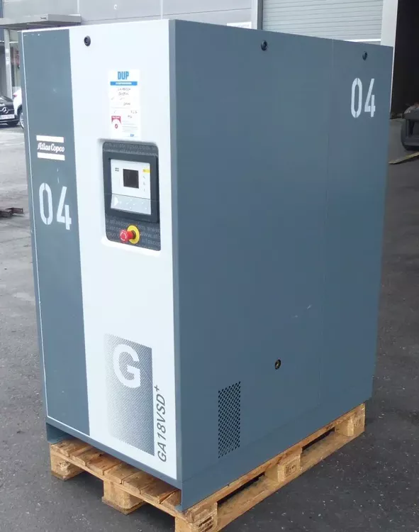 Atlas Copco GA18VSD Max Pressure: 12.75 bar