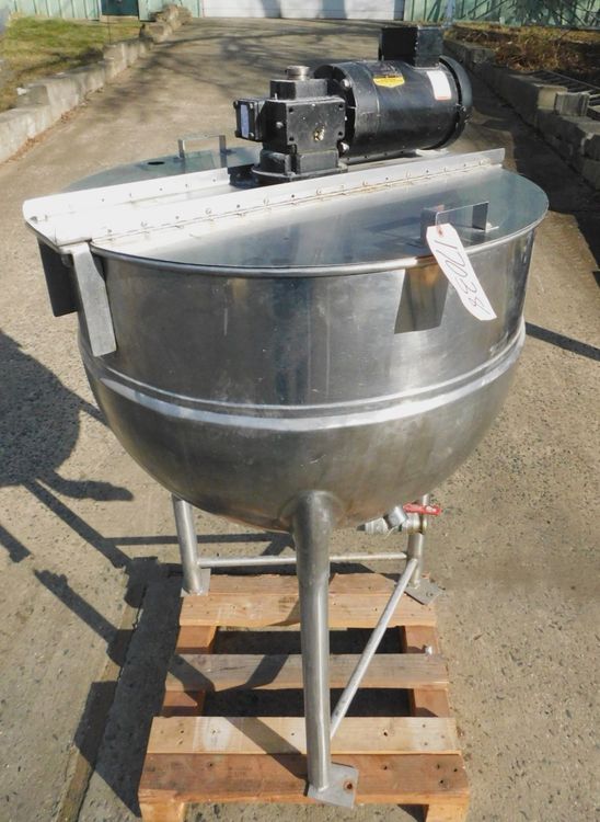 Thomas burkhart Single motion scarpe agitated jacketed kettle