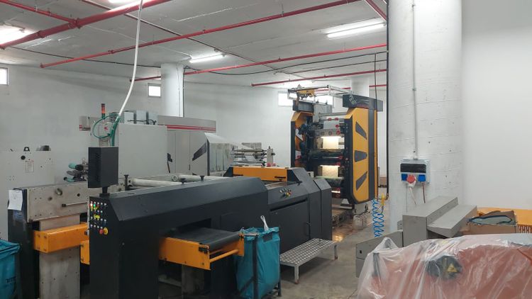 Somtas 700 mm sheeter with online print 3 col. , 2015, in production