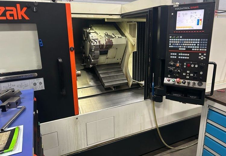 Mazak CNC Control Variable Smart 300 Lathe 2 Axis