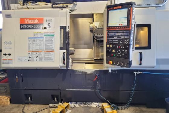 Mazak MAZATROL MATRIX Variable Speed Integrex 200-4 S Multi-Tasking Mill-Turn Center 5 Axis