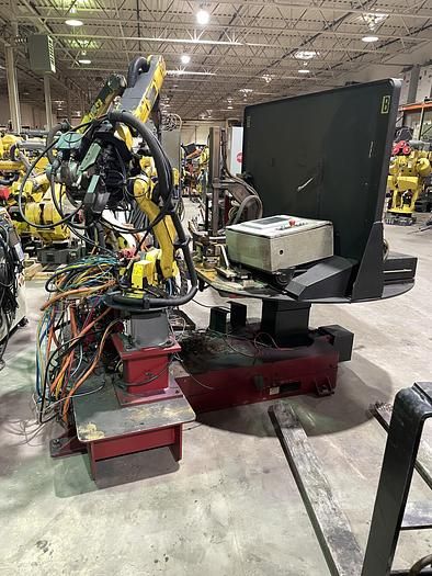 2 Genesis GENESIS SYSTEMS GROUP DUAL ARM FANUC ARCMATE 100iC MIG WELDING CELL 6 Axis 10kg