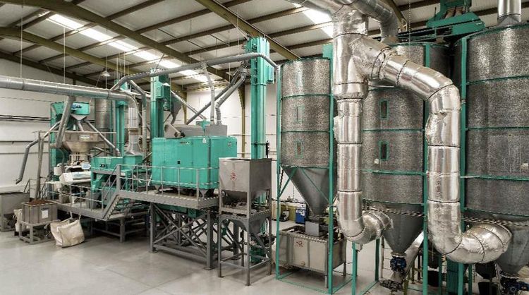 Olive Pit Processing Plant