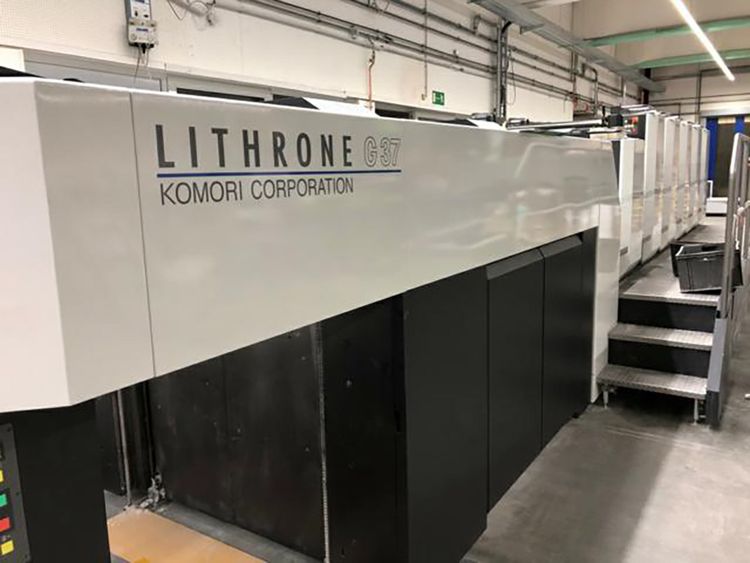 Komori GL537+CX 640 x 940 mm