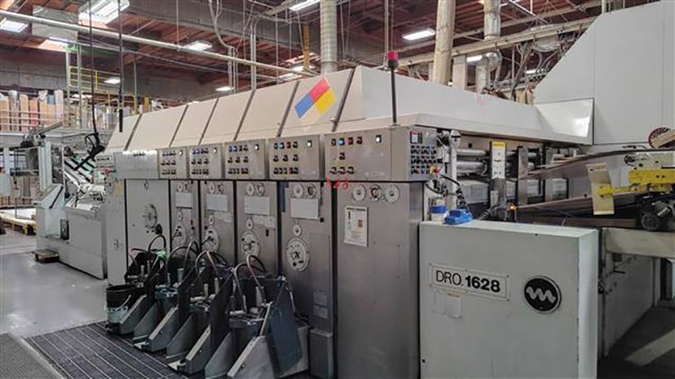 Bobst DRO 1628 4 66" x 110" inches
