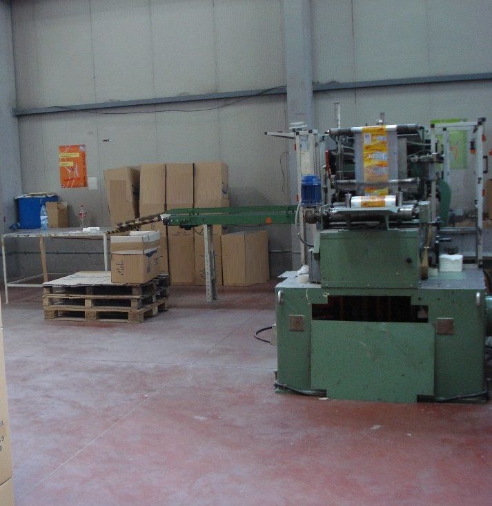 Echo, Perini 4 lane napkins line 33x33 cm & packing - dismantled