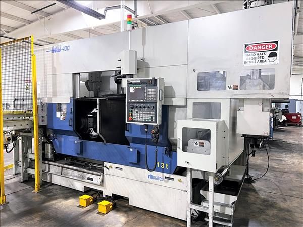 Muratec Muratec-Fanuc CNC Control 3,500 RPM MW400 DUAL SPINDLE TURNING CENTER 2 Axis