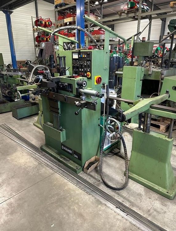 Vollmer VOLLMER Automation system for adjusting the tooth tips of band and circular saw blades in the plasma welding process Automatic