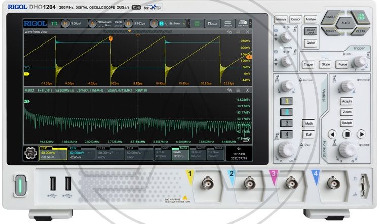 Rigol DHO1204 test equipment