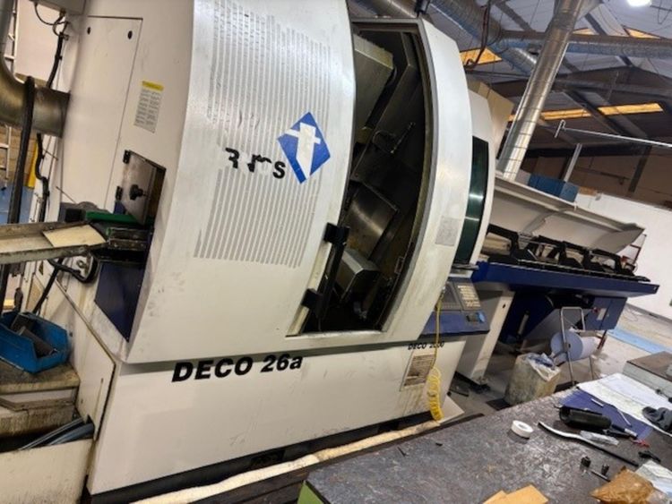 Tornos Control Fanuc PNC Deco 10,000 rpm Deco 26A 2 Axis