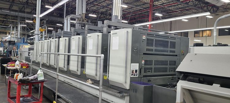 8 Komori LS840+C 720 x 1030 mm.