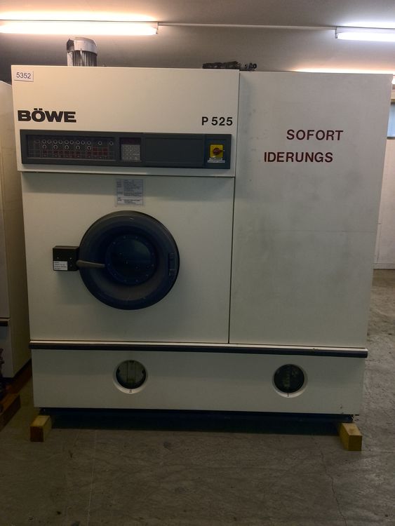 Bowe P 525 Dry cleaning machines