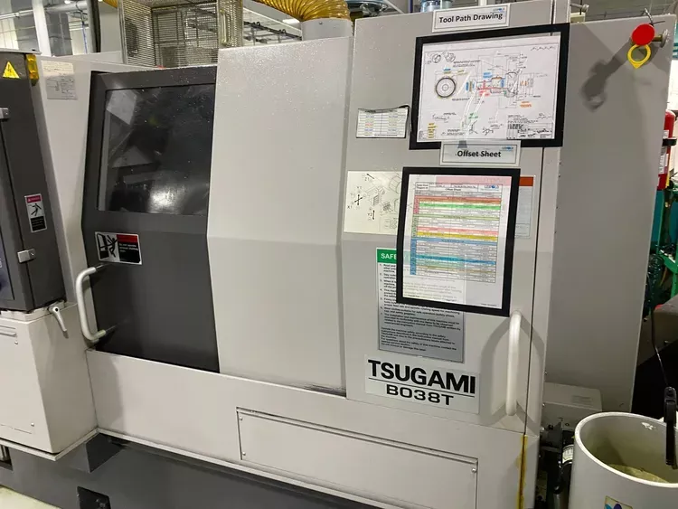Tsugami FANUC 32I-B CNC 5,000 RPM B038T 2 Axis