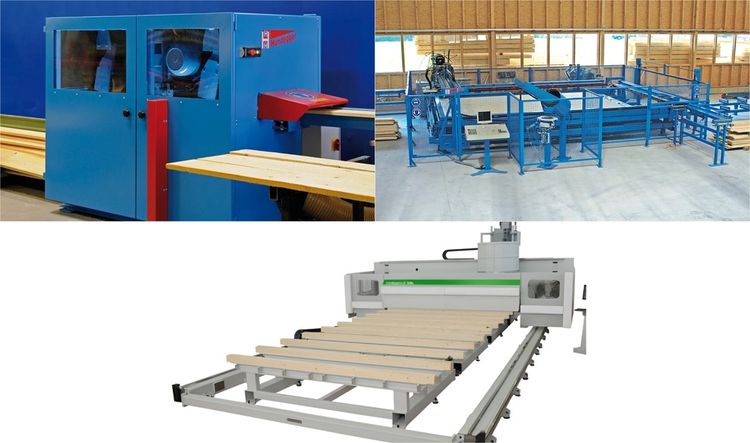 Hundegger MHM  Wall panel production line